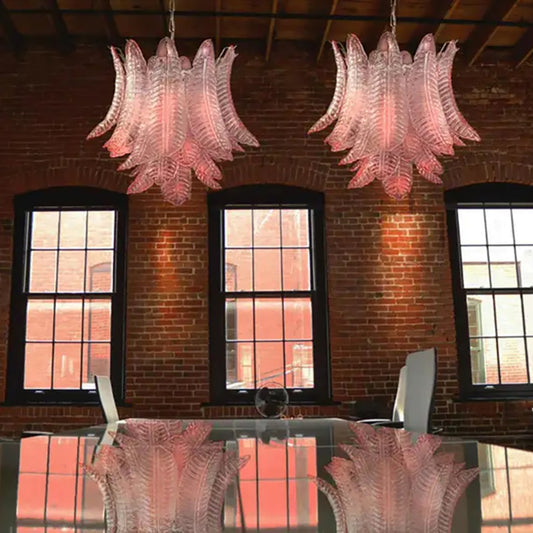 Italian Murano glass chandelier four layers