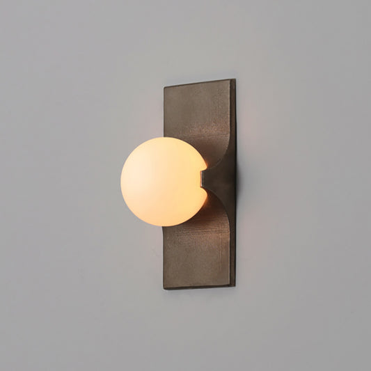 Brass Alabaster Wall Light