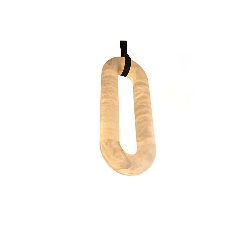 Round Alabaster Chandelier