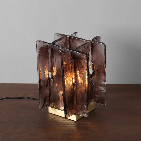 Amber Architectural Desk Lamp