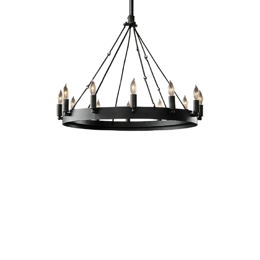 Camino Vintage Candlestick Round Pendant Lamp