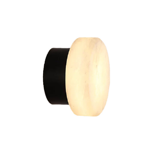 Domino A Cylindrical Alabaster Wall Light