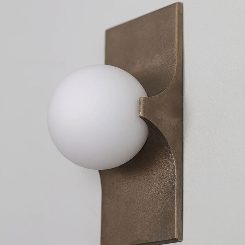 Brass Alabaster Wall Light