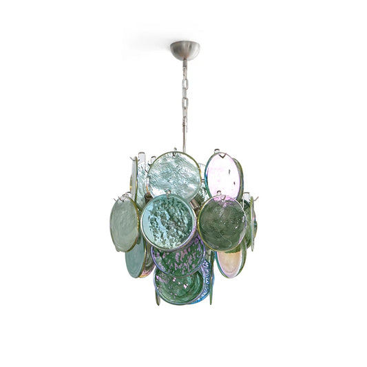 Lunaria Disc Murano chandelier