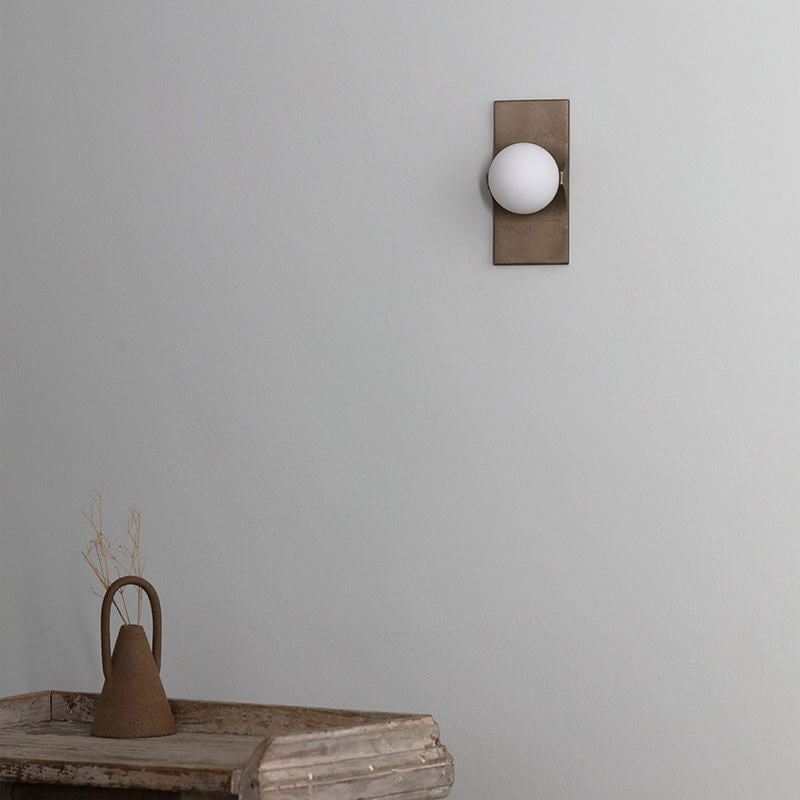 Brass Alabaster Wall Light