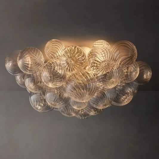 Talia round glass ball embedded