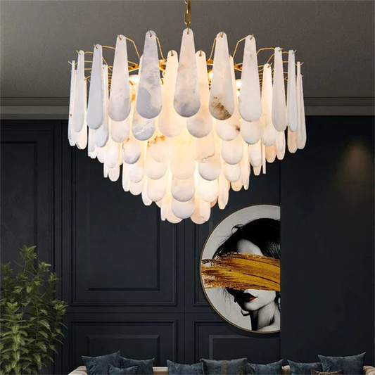 Culoud Alabaster Hallway Chandelier