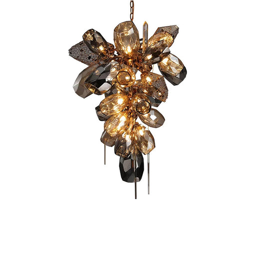 Modern luxury glass chandelier