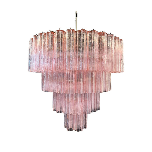 Vintage Murano glass multi-layer chandelier