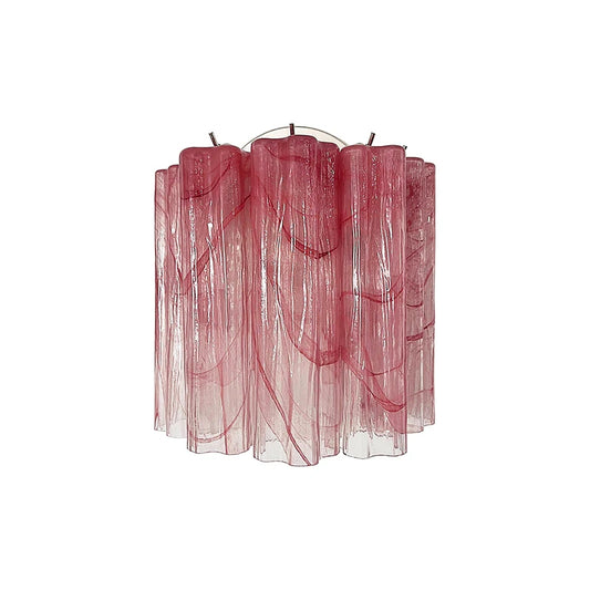 Murano glass tube wall light
