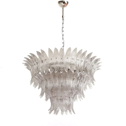 Murano Palm Glass Chandelier