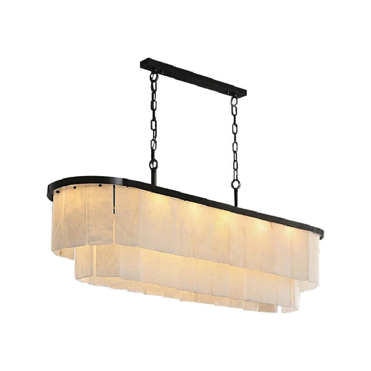 Natural Alabaster Chandelier