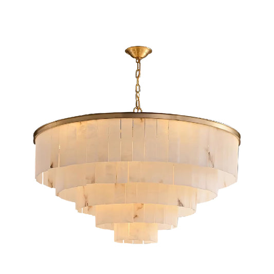 Pembridge Alabaster Chandelier - Round