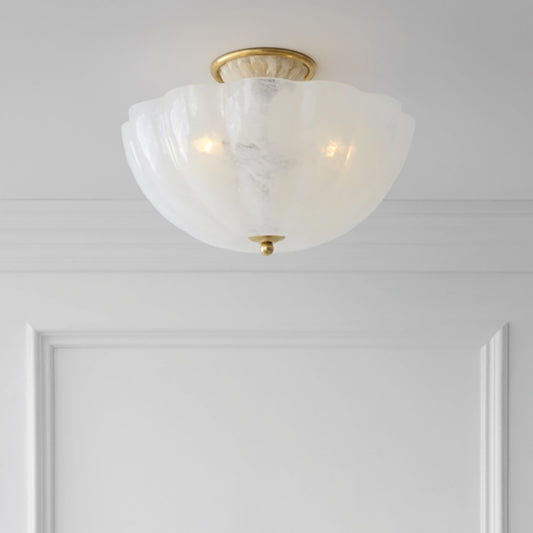 Rosehill semi-recessed ceiling light