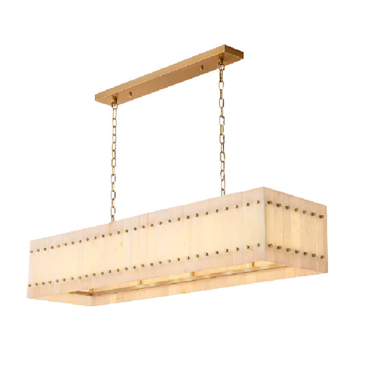 San Marco Alabaster Linear Chandelier
