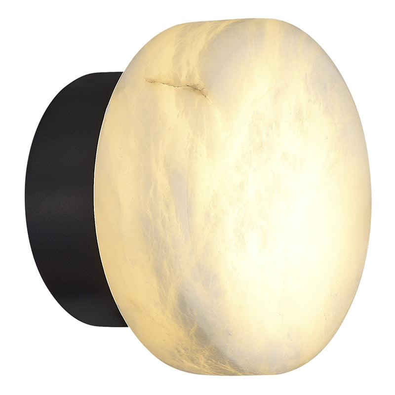 Domino A Cylindrical Alabaster Wall Light