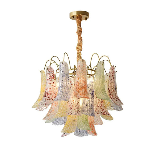 Venini glass chandelier