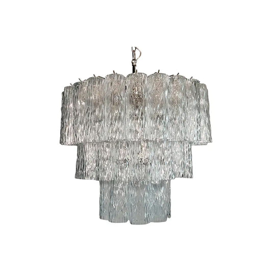 Venini Murano glass tube chandelier