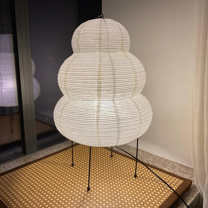 Japanese paper table lamp