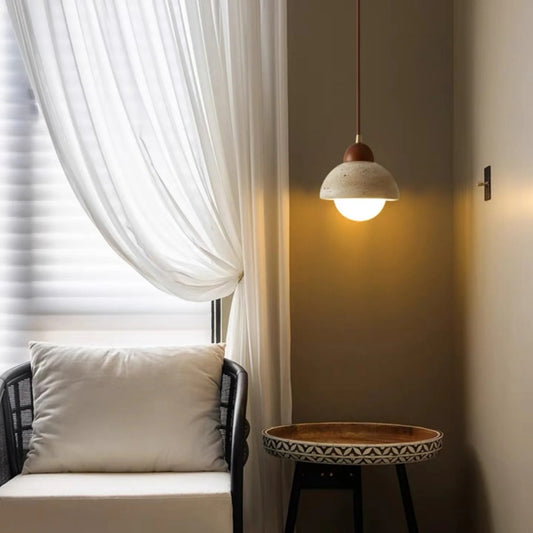 Travertine Chandelier