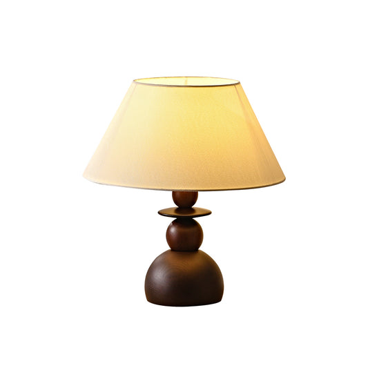 Vintage wooden table lamp