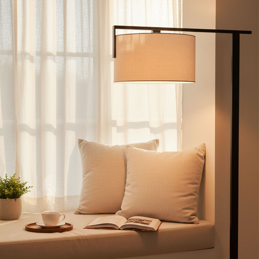 Architectural Lines — Sculptural Cantilever Floor Lamp