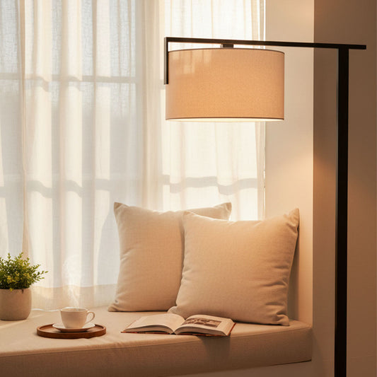 Architectural Lines — Sculptural Cantilever Floor Lamp