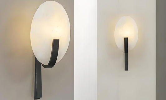 Luxurious Alice Alabaster Wall Lamp: A Work of Art that Illuminates Your Space