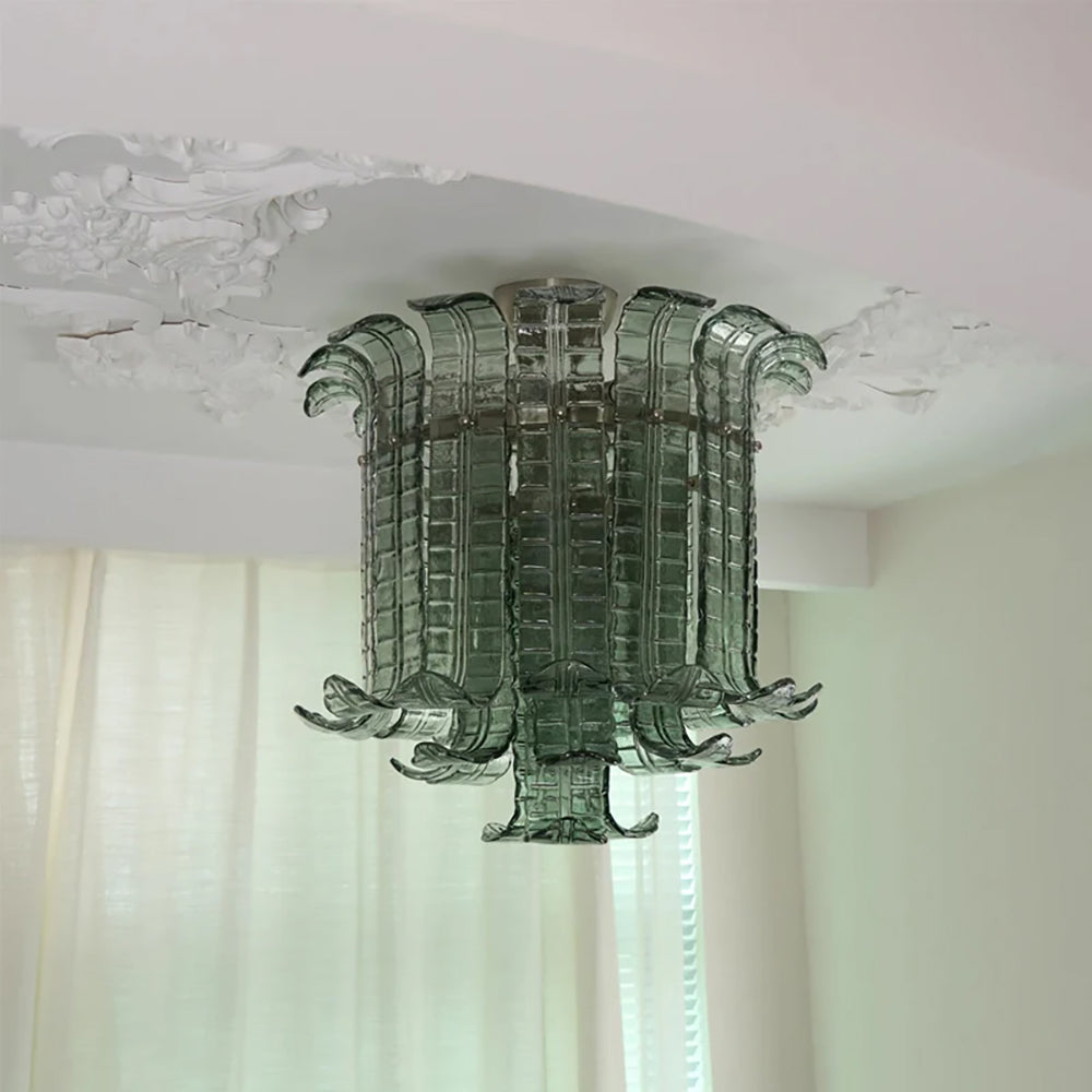 Calista Murano Glass Ceiling Lamp: Hanging Art of Light