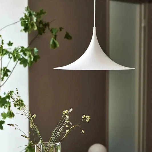 Blending industrial style with artistic flair: A modern pendant light that creates a multifunctional space