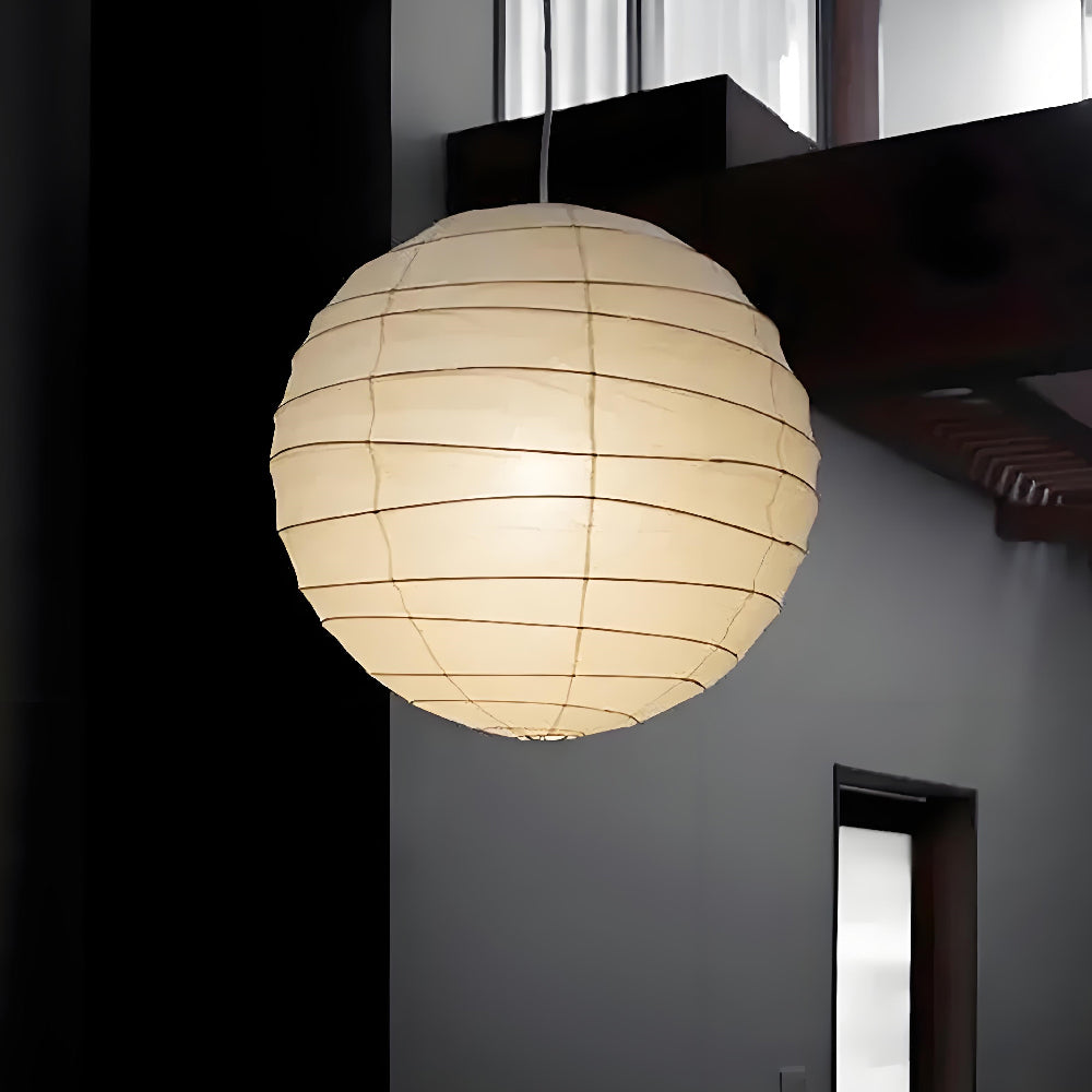 Light and Shadow Sculpture: Exploring the Handcrafted Akari D Series Paper Bamboo Pendant Lights