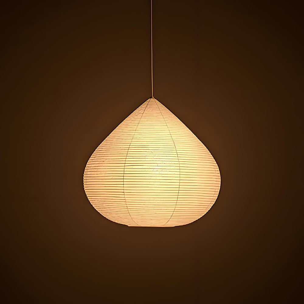 A Tranquil Moment: The K5 Teardrop-Shaped Paper Lamp, a Gentle Poem Suspended in the Air