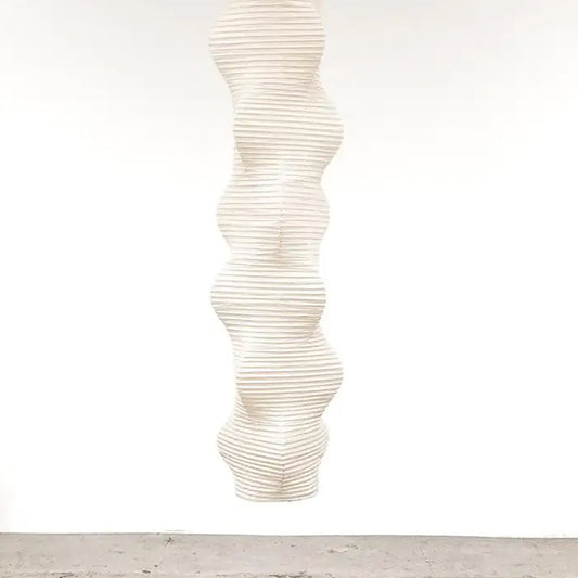 A Cascading Sculpture of Light: Exploring the Poetic Heights of the Akari B Chandelier