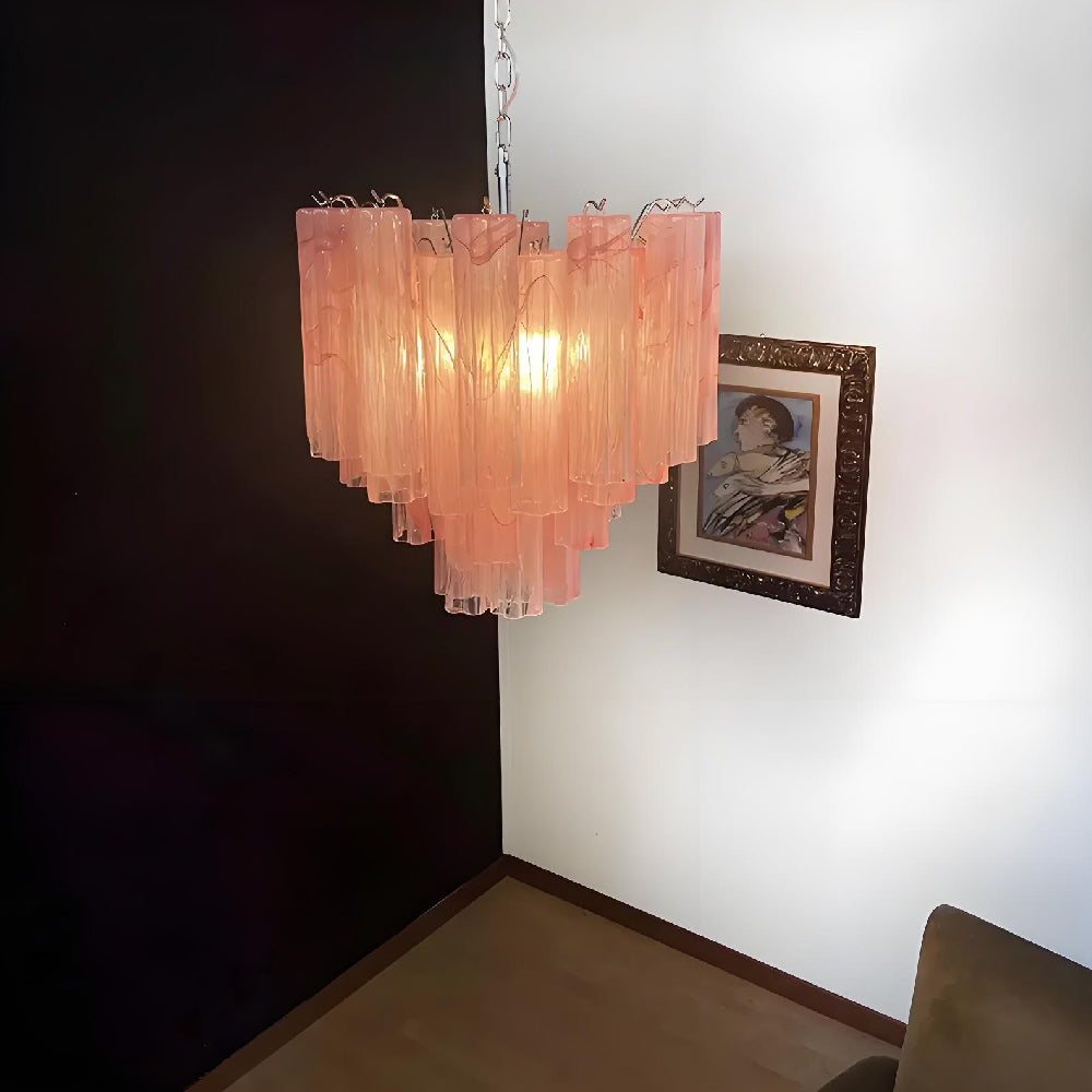 Tronchi Chandelier: A work of lighting art that blends modern design with centuries-old glass craftsmanship.
