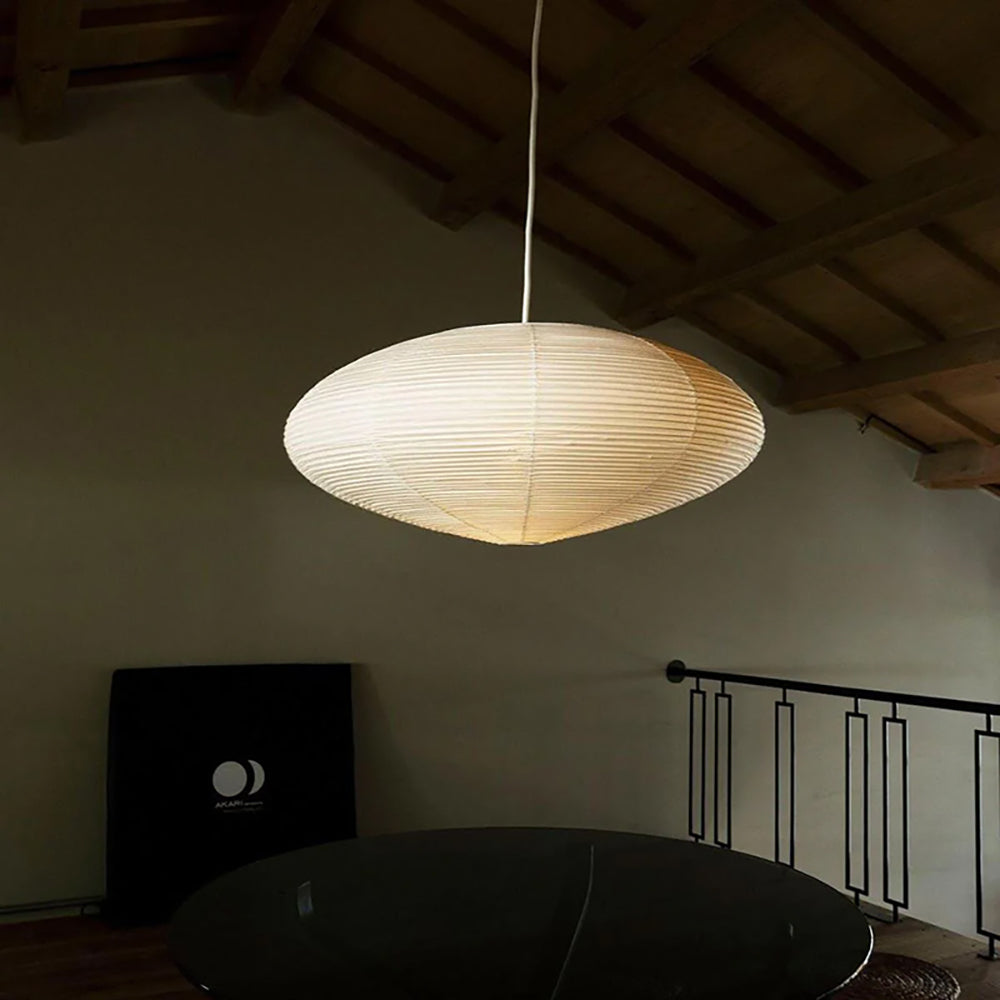 Breathing Light: AKARI Chandelier, Keeping Moonlight Inside