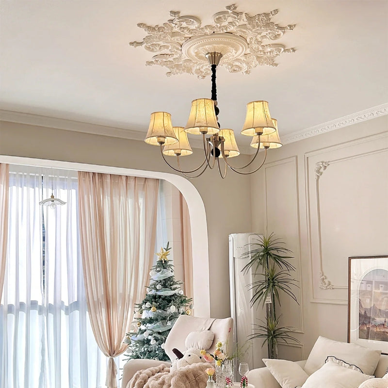 Orchid Fabric Chandelier
