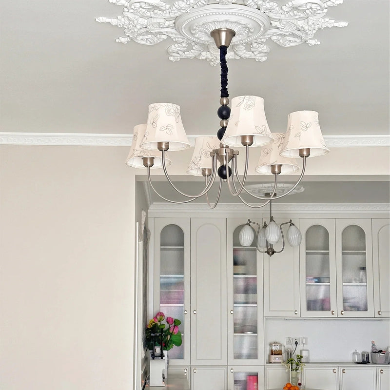 Orchid Fabric Chandelier