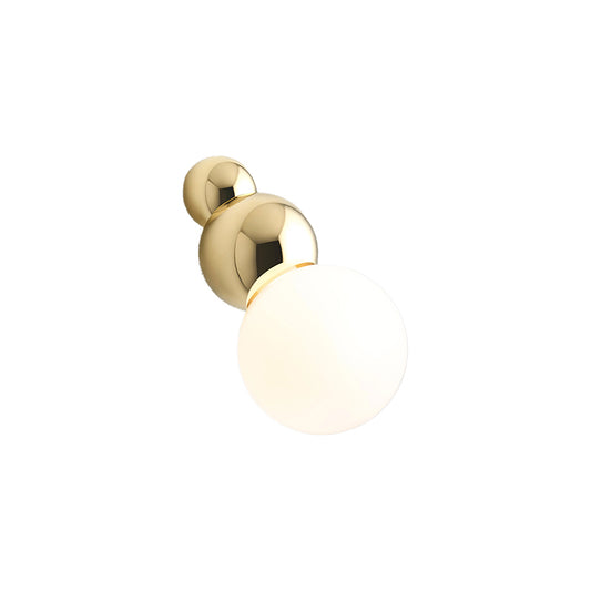 Wall-mounted spherical lamp