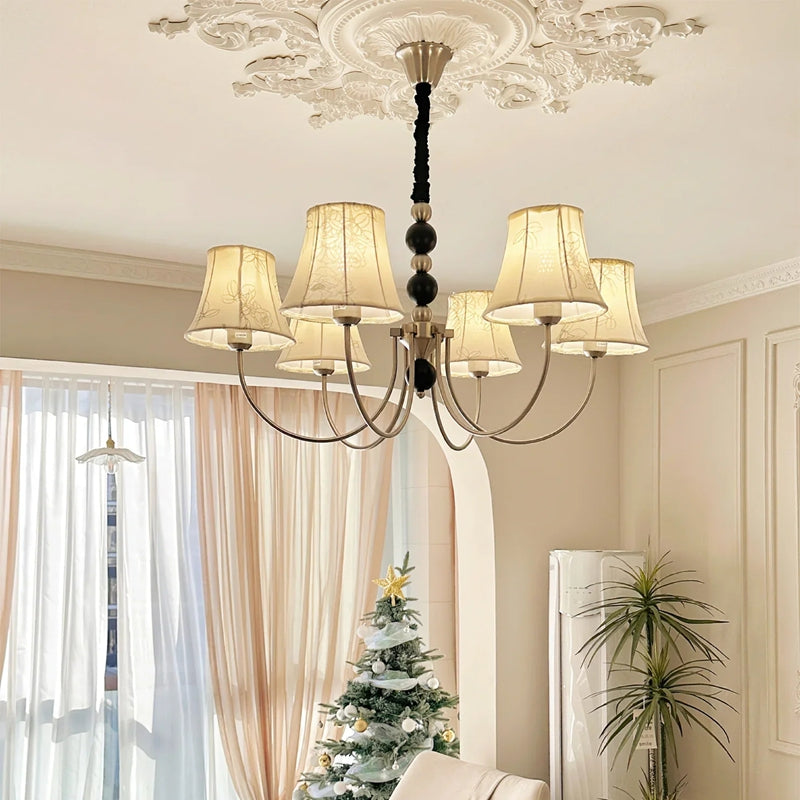 Orchid Fabric Chandelier