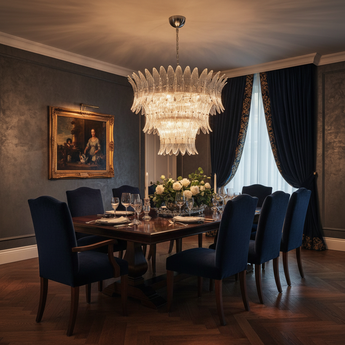 Palm Leaf Murano — Dining