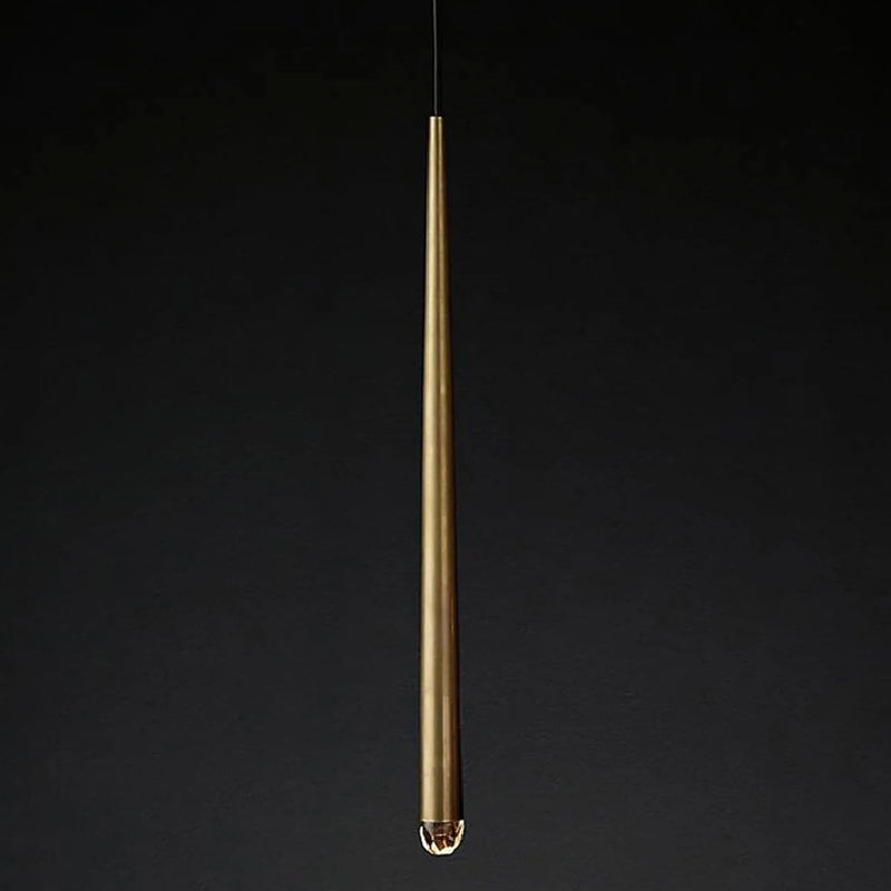 Vintage copper Nordic gold chandelier
