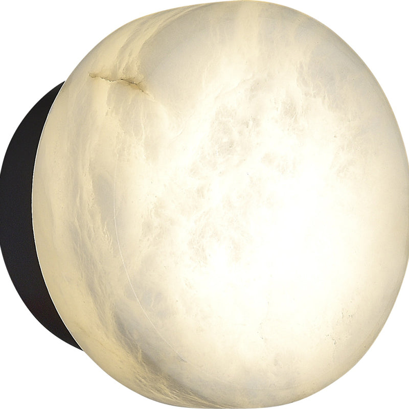 Domino A Cylindrical Alabaster Wall Light