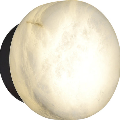 Domino A Cylindrical Alabaster Wall Light