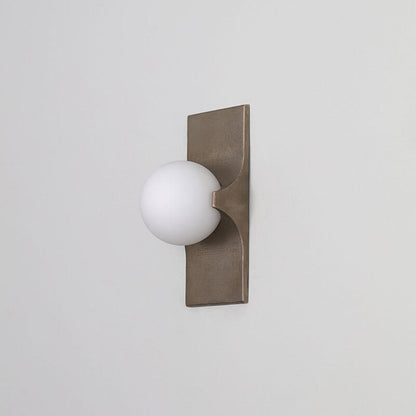 Brass Alabaster Wall Light