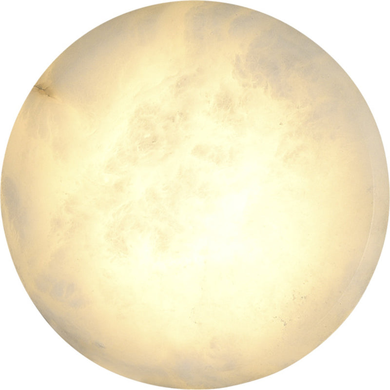 Domino A Cylindrical Alabaster Wall Light