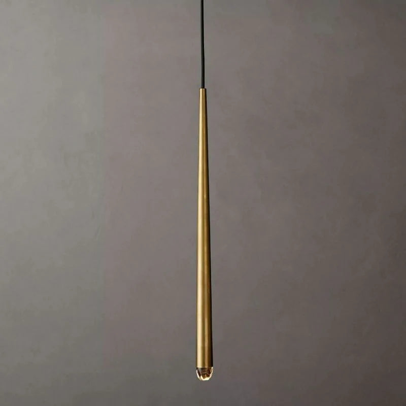 Vintage copper Nordic gold chandelier