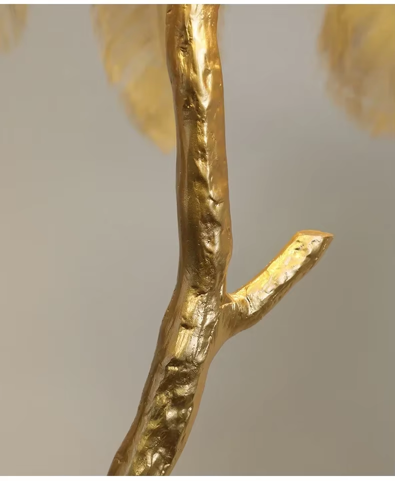 Ostrich Feather Floor Lamp — LED View
