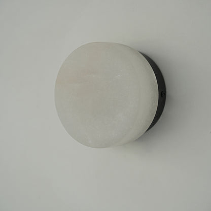 Domino A Cylindrical Alabaster Wall Light