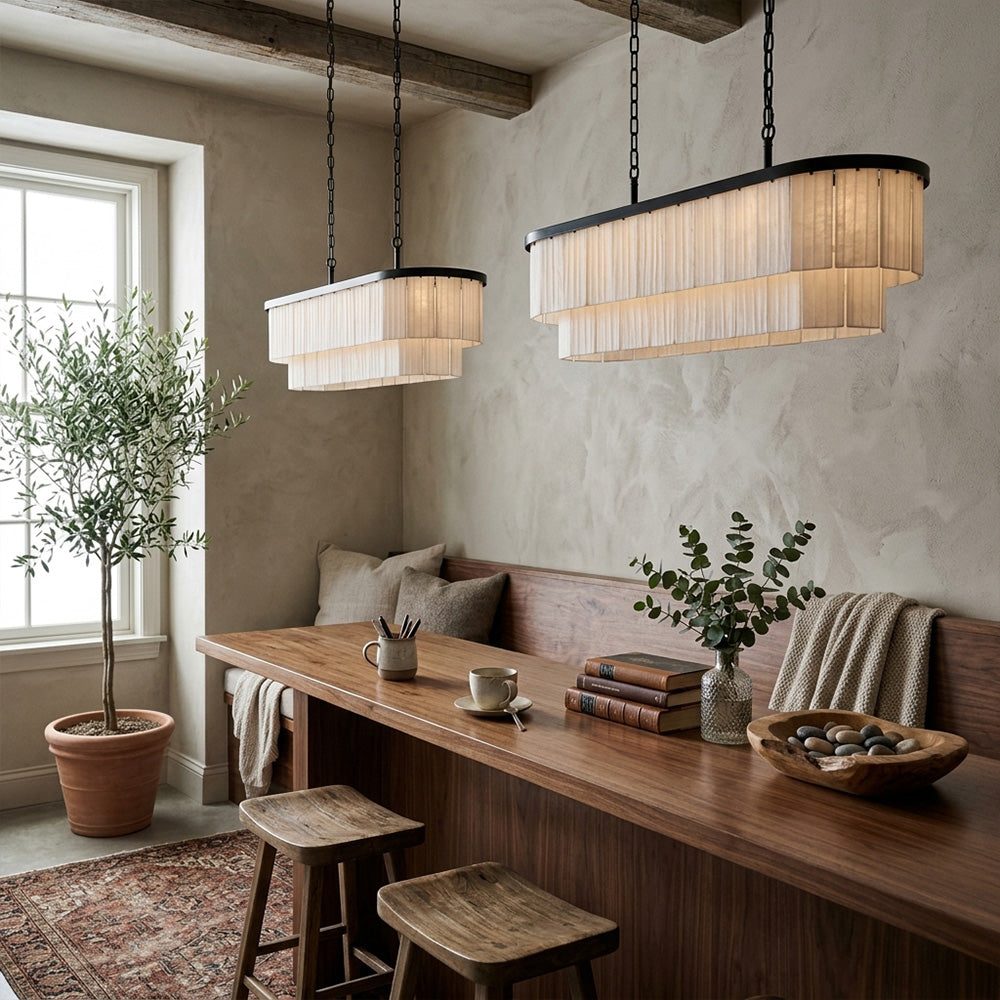 Natural Alabaster Chandelier