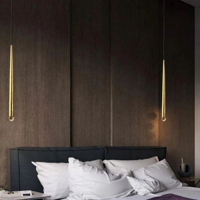 Vintage copper Nordic gold chandelier